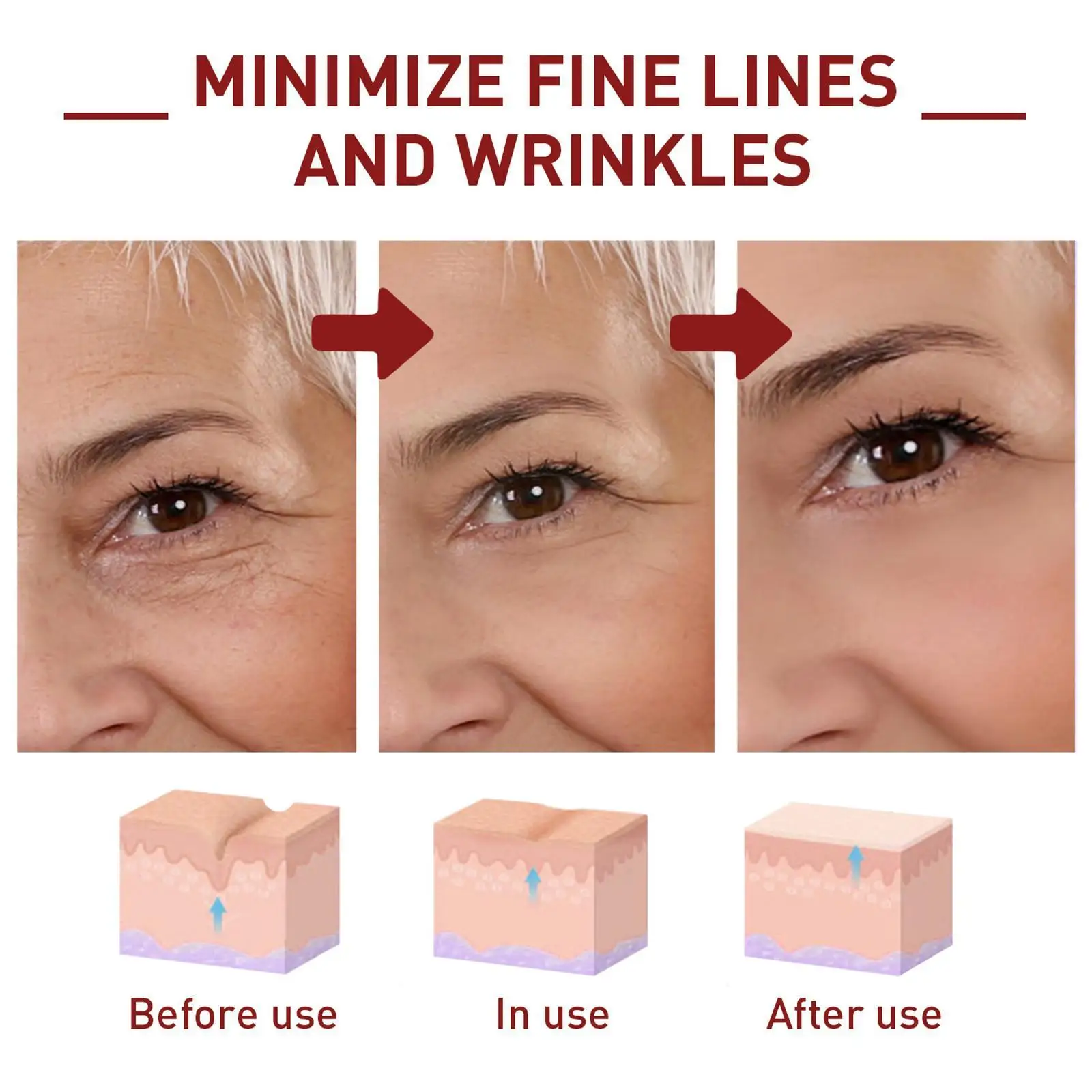 

10ml Face Plumping Oil Skin Care Shrink Pores Plump Skin Anti Collagen Absorbable Essence Aging D9m5