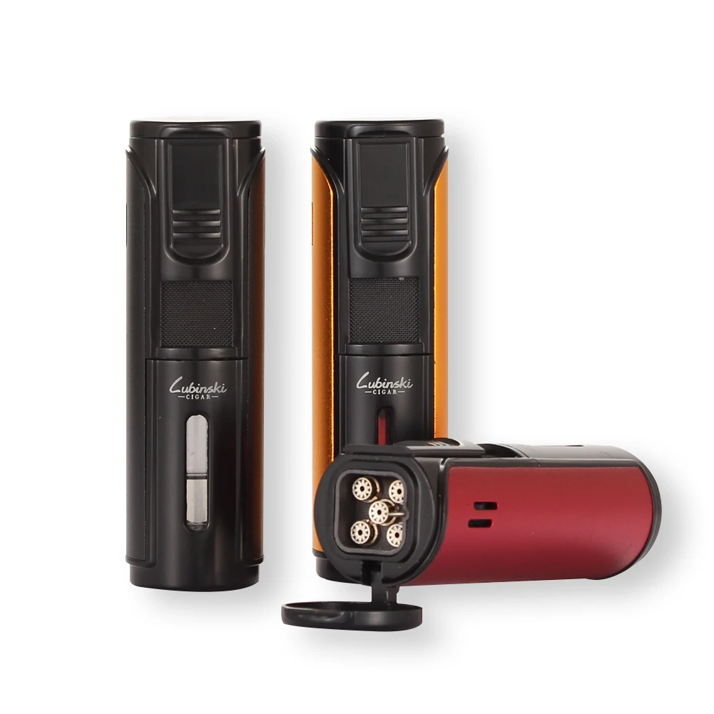 Ветрозащитная Зажигалка для сигар Lubinski из цинкового сплава портативные