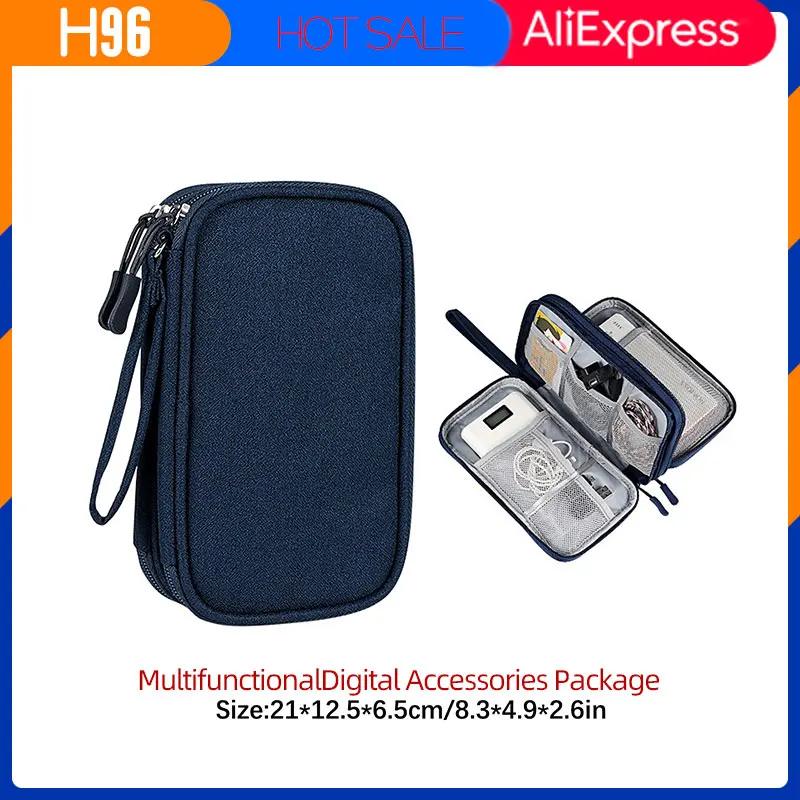 

Portable Multifunctional Digital Package Travel necessities zipper digital bag Accessories storage bag USB Gadgets Wires Package
