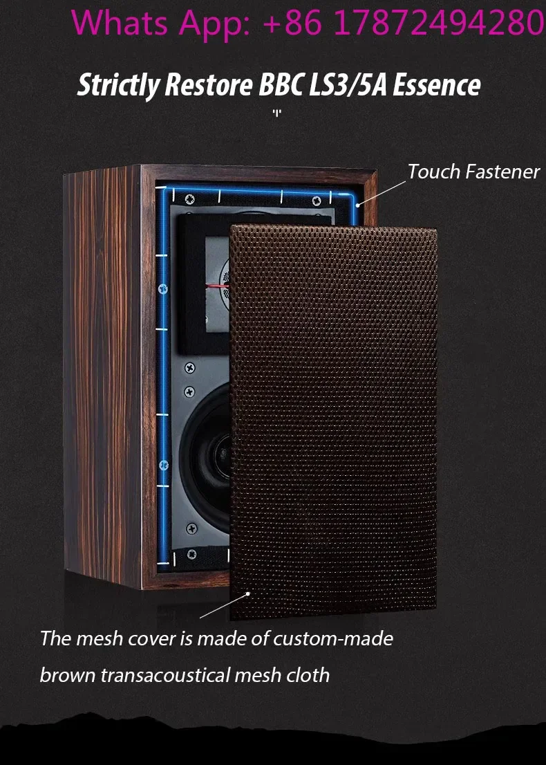 Акустическая система LS35A HiFi: деревянные полочные колонки, пассивная конструкция, без потерь, без батареек (art.: 3920da75bb2df) - 3920da75bb2df