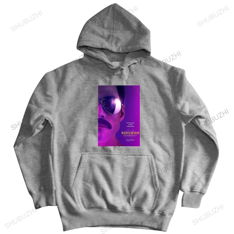 

drop shipping men cool brand hoodie Queen Bohemian Rhapsody Film 'Freddie' hoody NEW OFFICIAL Sleeves Boy brand Man hoodies