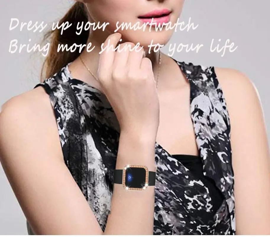 Bling Diamond Women Men Jewelry Band for Samsung Galaxy Watch active 2 44mm 40mm /Amazfit GTR 42MM Replacement Strap Bracelet