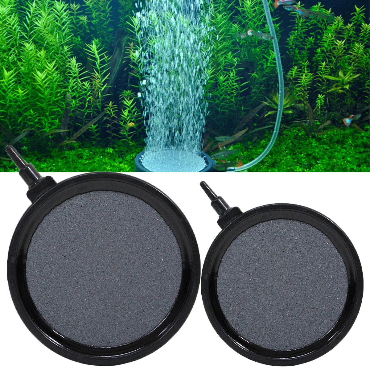 

10/13 см аквариумный пузырьковый диск для аквариума, освежитель воздуха, гидропонная кислородная пластина, аксессуары для аквариумов, аквари...