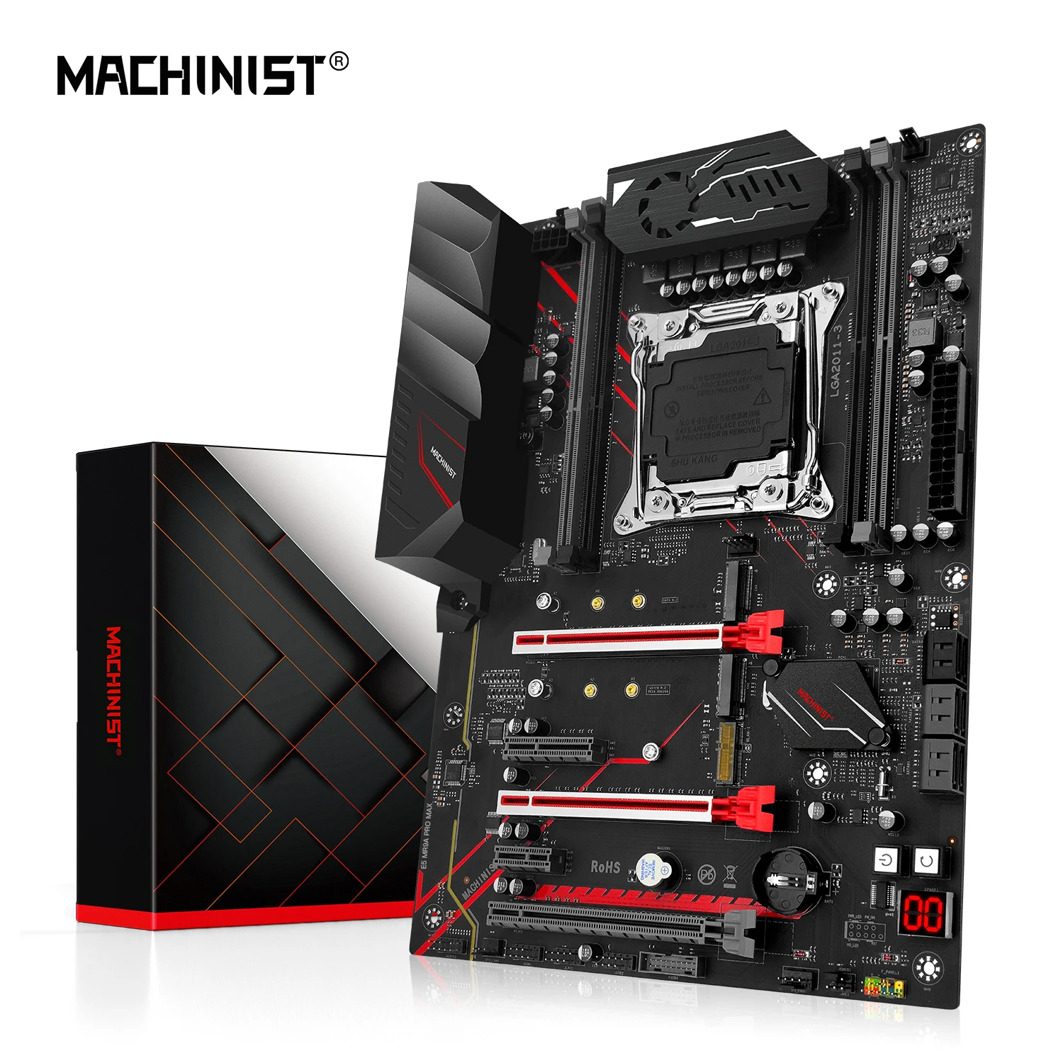 MACHINIST MR9A PRO Материнская плата Combo Xeon E5 2697 V3 ЦП LGA 2011-3 DDR4 4*8 ГБ = 32 Гб ОЗУ 2666 МГц NVME SATA M.2