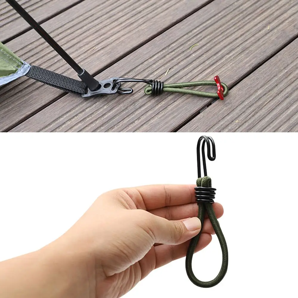 

Удобная веревка для кемпинга, прочная эластичная веревка с крючком, уличные аксессуары, фиксирующий связывающий ремень, эластичная веревоч...