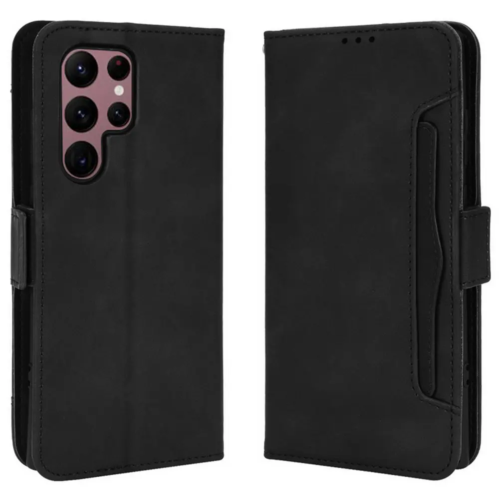 

Luxury Leather Wallet Flip Case for Samsung Galaxy S21 Ultra S 21 Plus 5G Magnetic Removable Card Slot Case for Galaxy S21 Cover