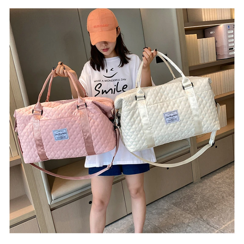 Lightweight Waterproof Travel handbags Travel Bag Large Capacity Sports and Fitness Female Travel Handbags for women