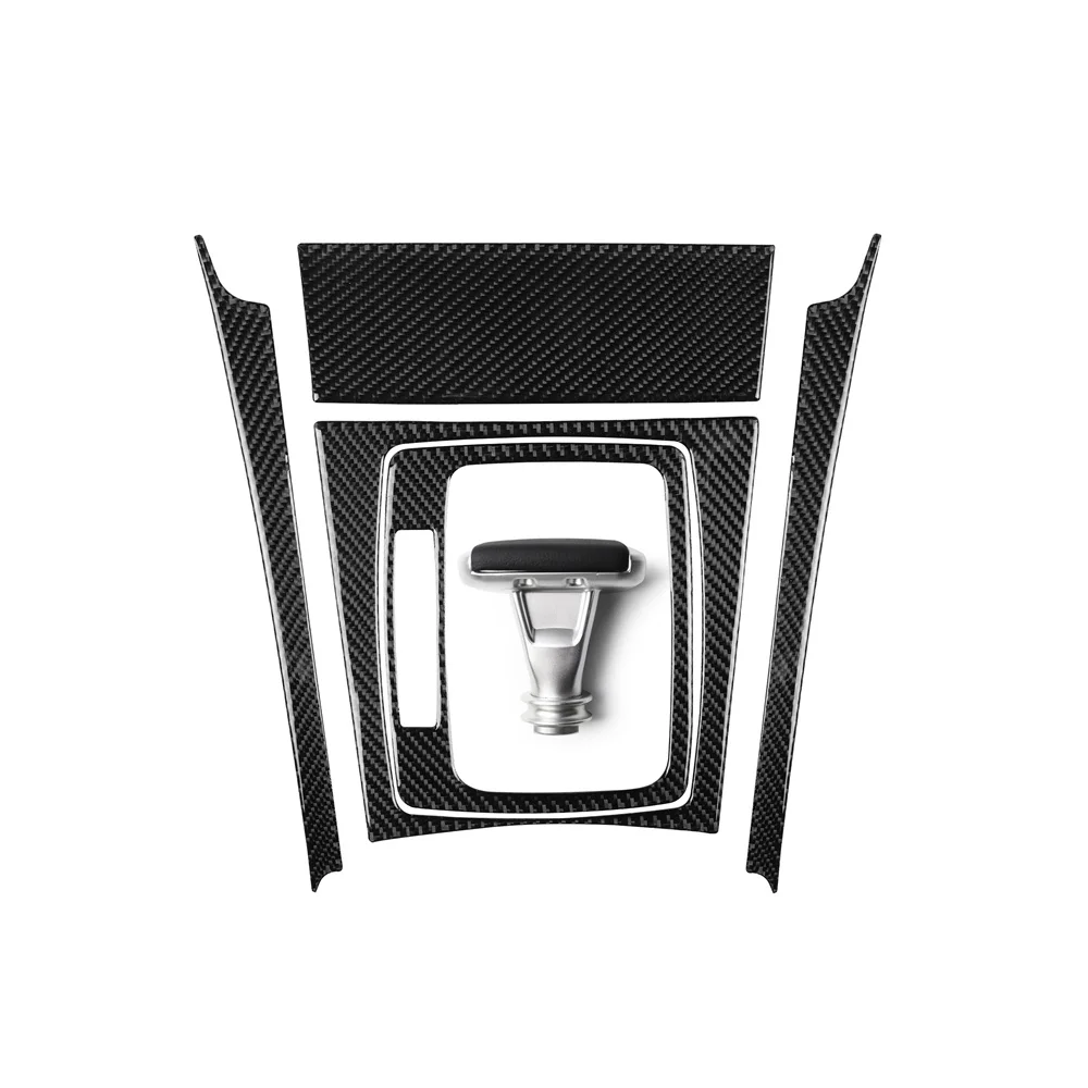 

For Mercedes W204 C Class Carbon Fiber Central Control Panel Decal Trim Sticker Interior Moulding Gear Head Accessories