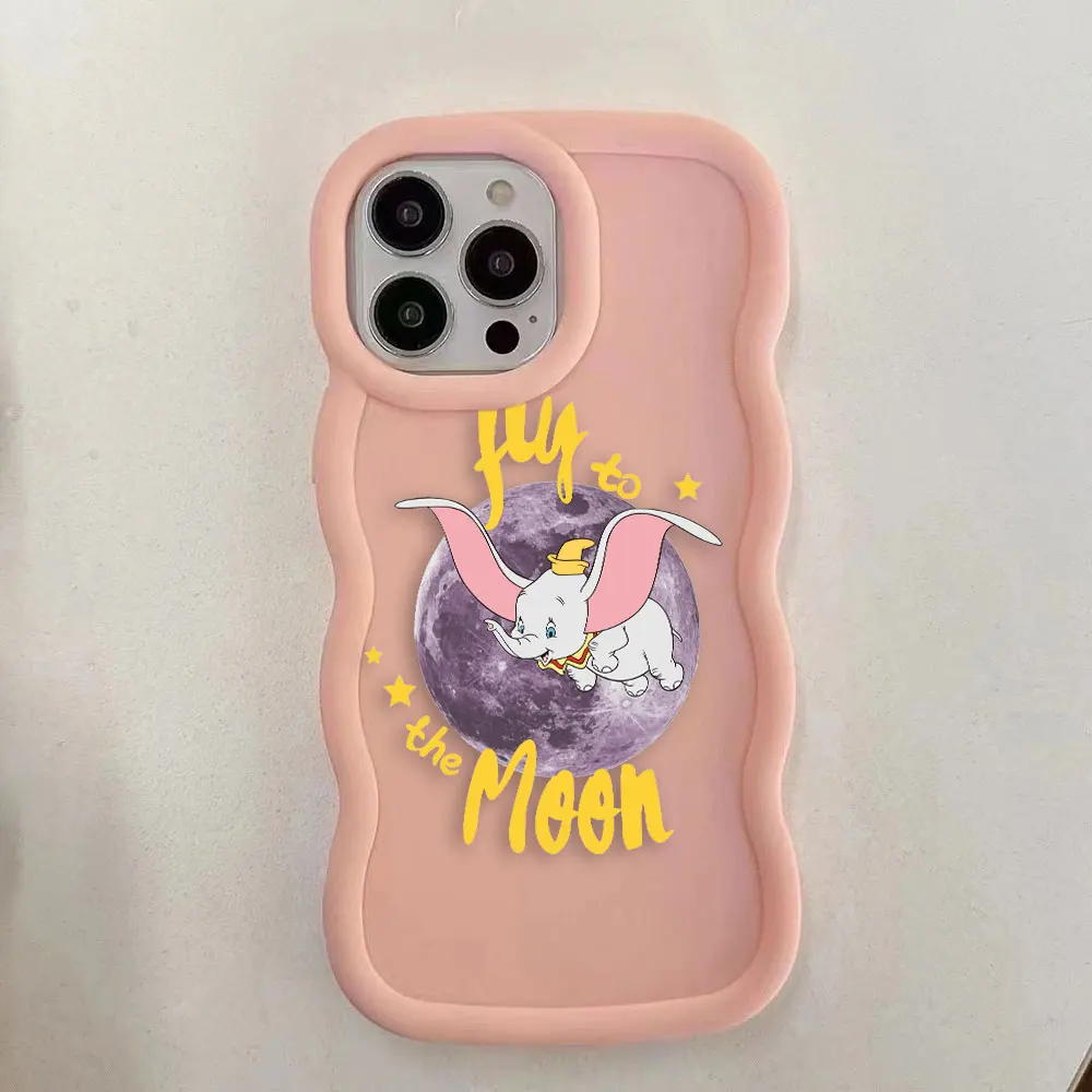 Противоударный матовый чехол для телефона Disney Cute Dumbo Samsung GALAXY S21 S23 S20 S24 S25 FE ULTRA PLUS J7