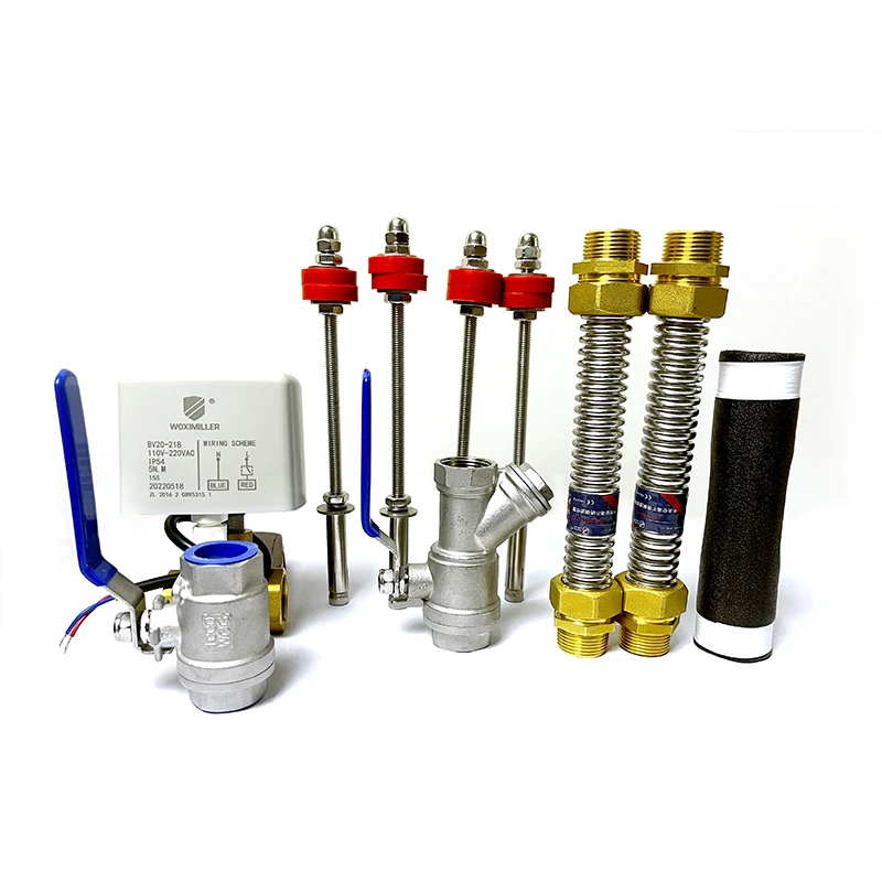 Электрический двухсторонний клапан Стандартный шаровой из нержавеющей стали