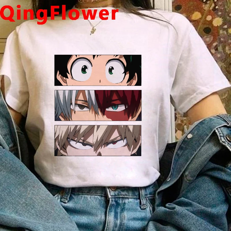 

Женский летний топ с надписью «Моя геройская Академия»