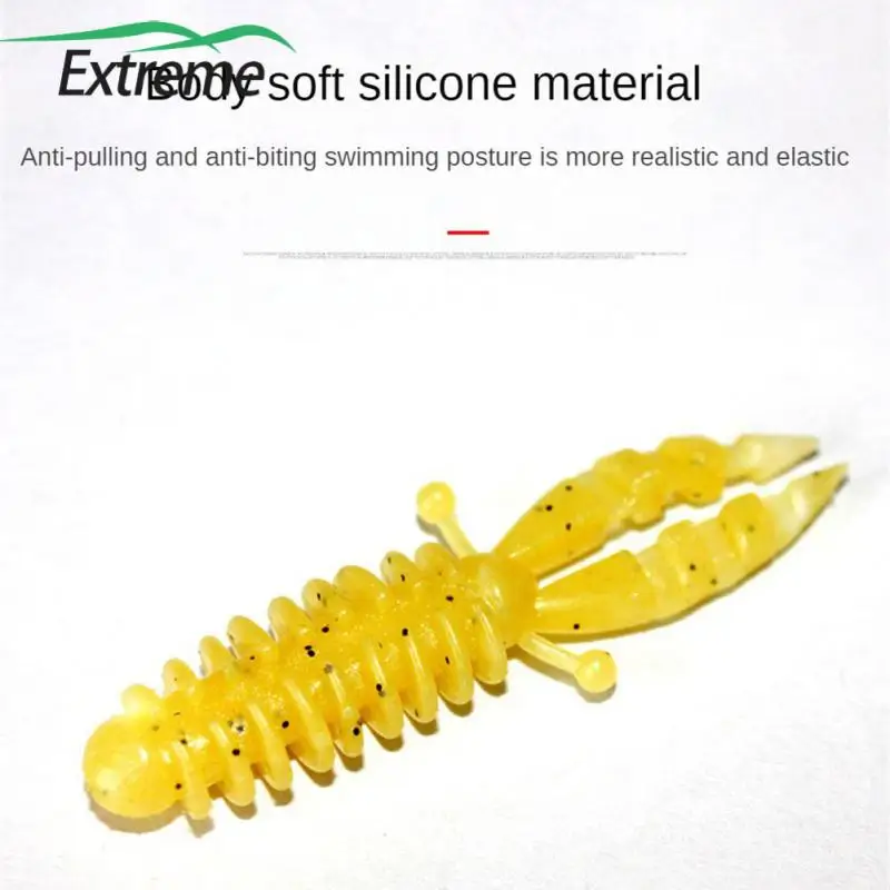 

Silicone Material Fake Bait Sensitive To Lure Fish Artificial Bait Tear Resistant Soft Soft Bait Fishing Tools Tensile Bait
