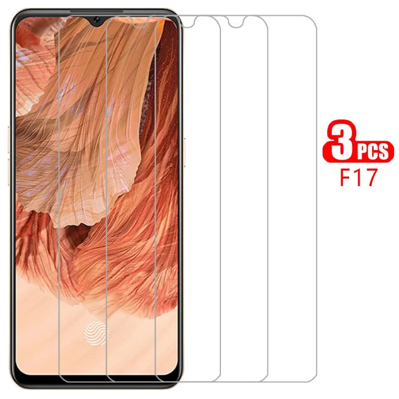 Защитное закаленное стекло для oppo f17 защитная пленка экрана oppof 17 17f 6 44 OP opo op