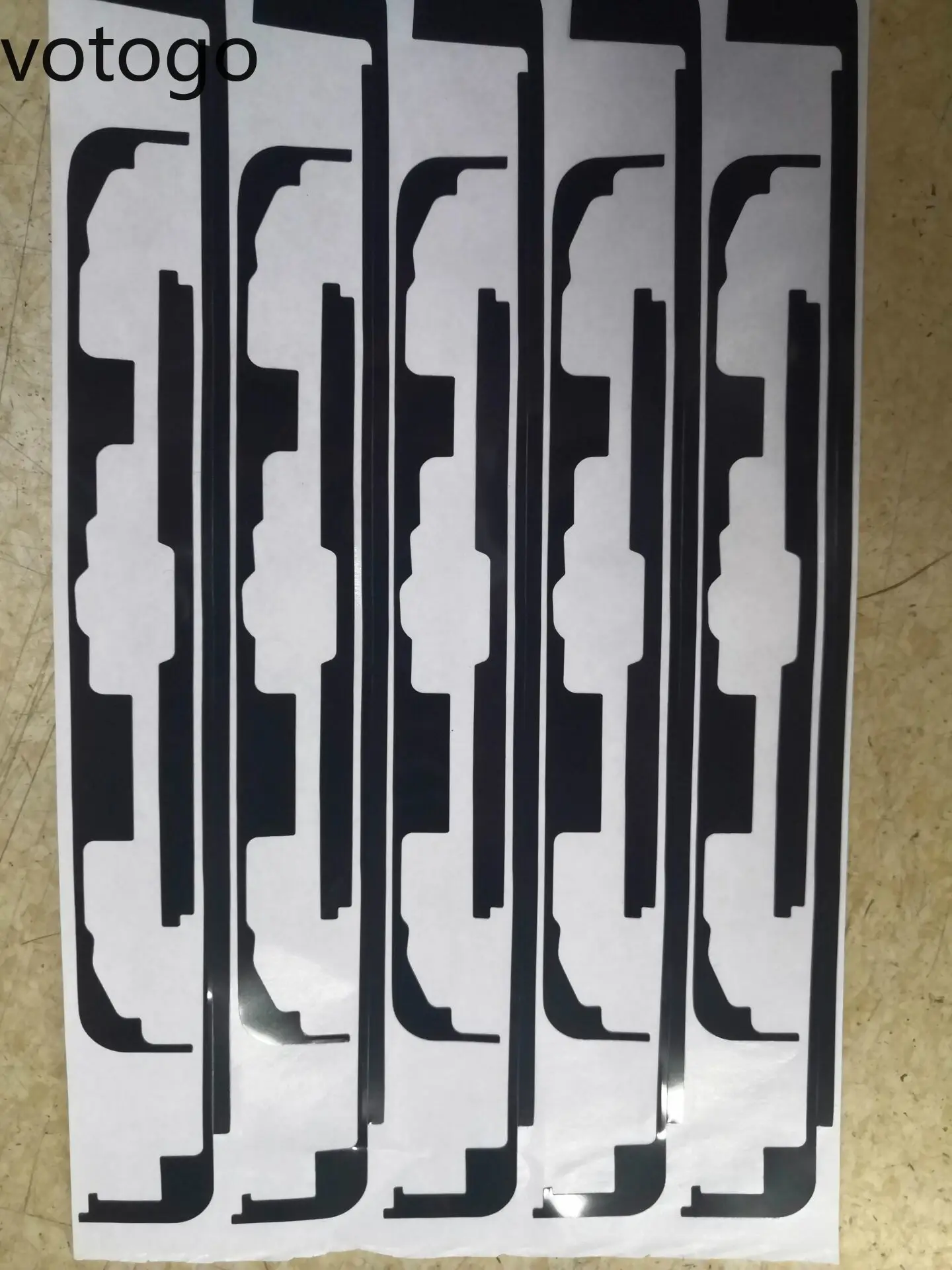 10 комплектов 3 м Предварительно отрезанный клей уплотнение наклейка для iPad Air Mini 2