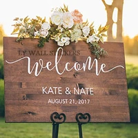 ly wedding welcome sign welcome to our wedding wood wedding sign rustic wedding d%c3%a9cor4019
