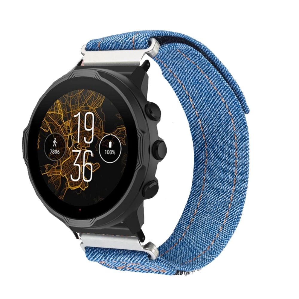 Фото Удобный нейлоновый ремешок Suunto 24 мм, браслет для Suunto7/ 9/9Baro Suunto Spartan Sport, браслет HR Band D5, браслет №2