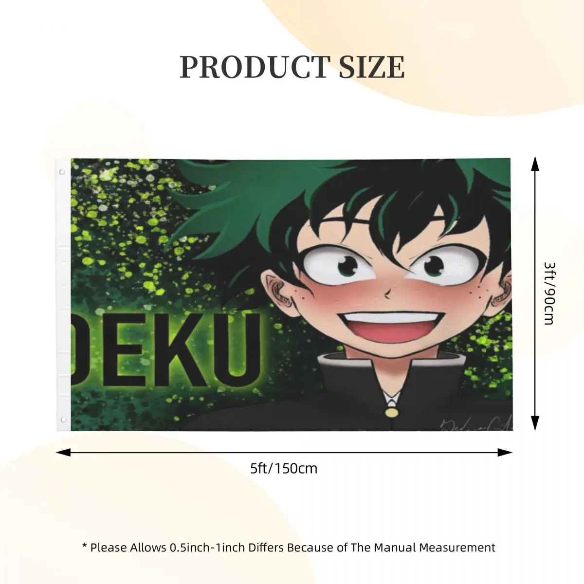 

Deku Print Faye Constant Duplex Print One Flag For Decoration