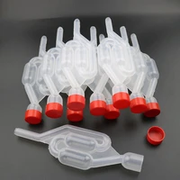 10 pcs water seal exhaust airlock homemade food brewing beer wine fermentation sealed check homebrew tool eco friendly valve