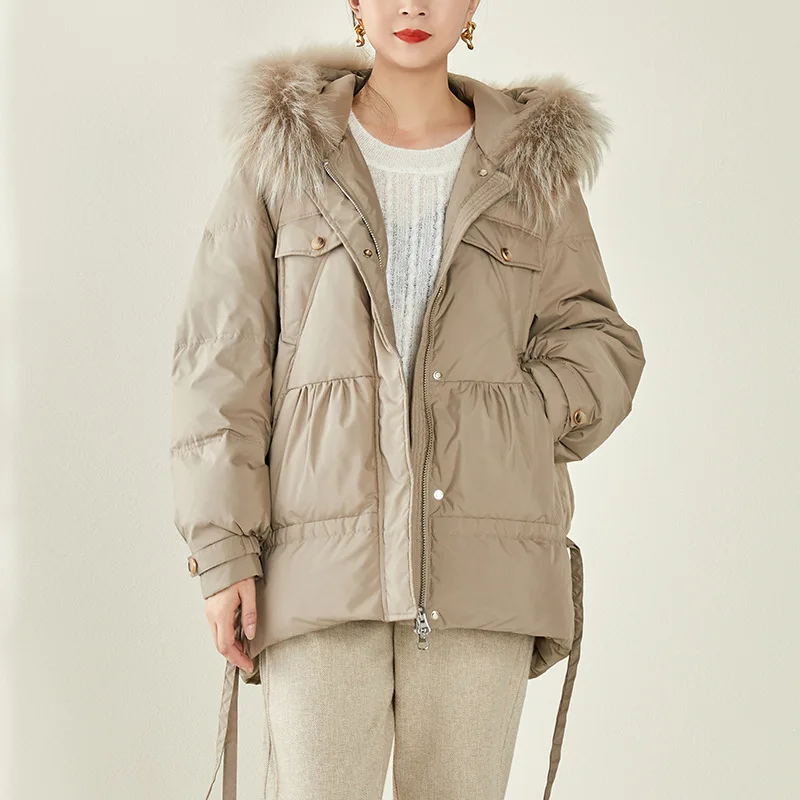 Down coat cotton coat women's mid-length Korean version loose winter large size thick coat padded jacket 2021 new women's clothi