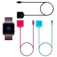 usb charging data cable charger lead dock station with chip for fitbit blaze fitness tracker wristband high quality data cable