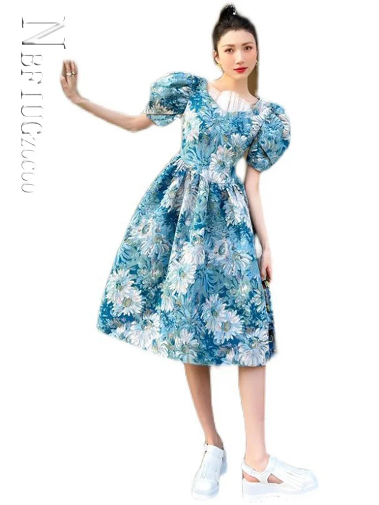 

Slimming 2022 Summer Dress New Women's Korean Style Sweet Ladies Temperament Age-Reducing Dress