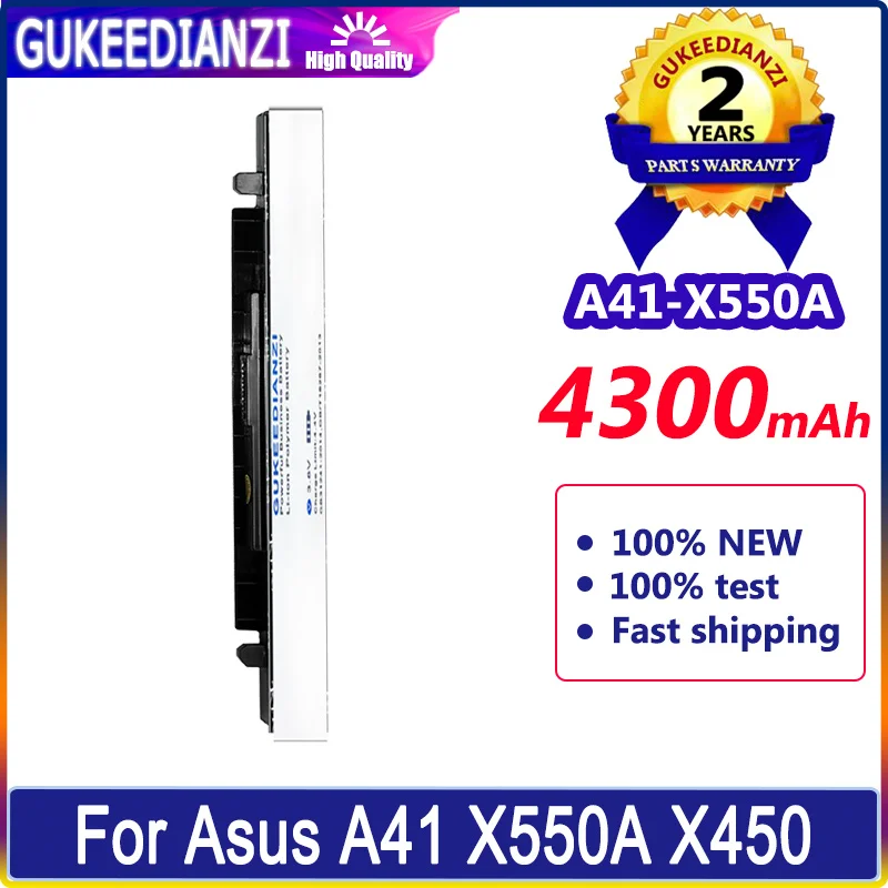 

Bateria New Battery A41-X550A 4300mAh For Asus A550 X550L A41 X550A X450 X550A X550 X550C X550B X550V X450C X550CA A450 Batterie