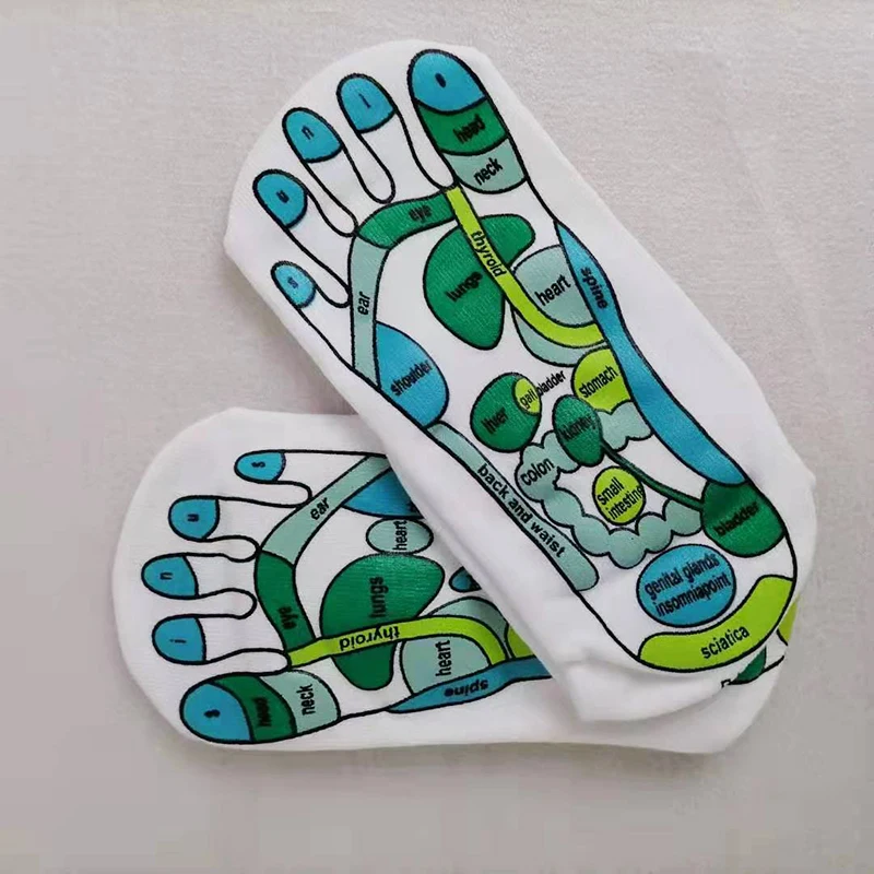 Схема точечного массажа ног акупунктурные носки акупрессурные