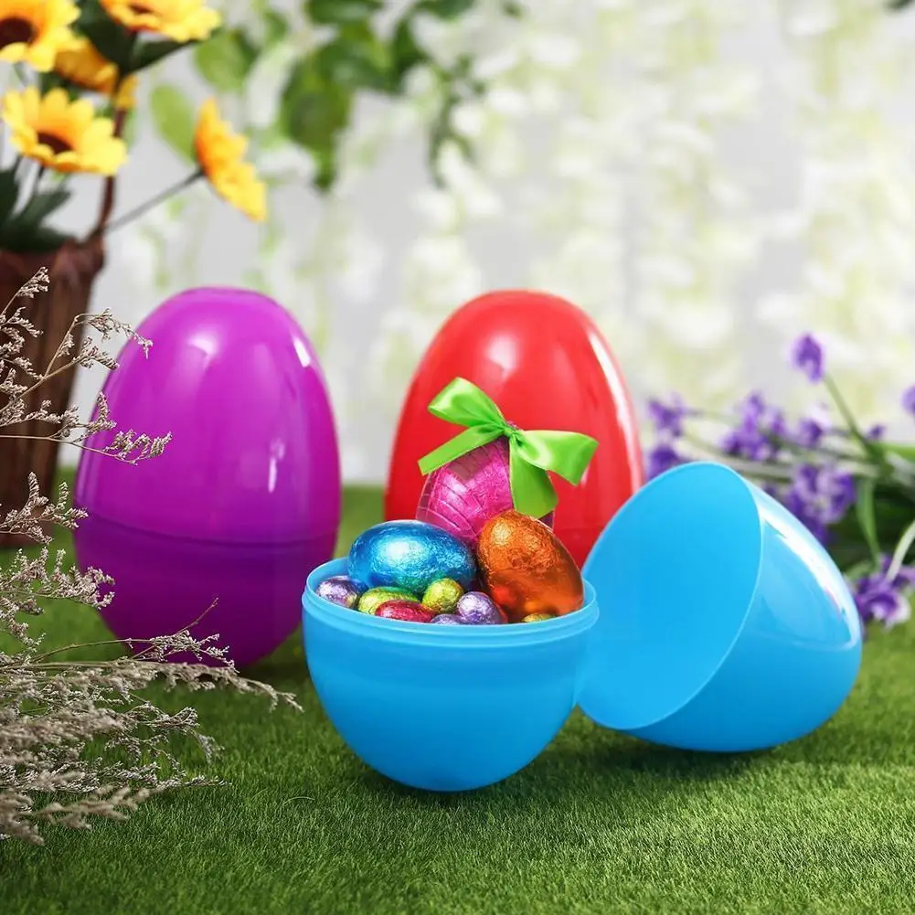 

11/24pcs Easter Egg Open Gashapon Capsule Toys Cute Egg Toys Dinosaur Easter Bunny Eggs DIY Easter Party Car Decoration Gra U6M0