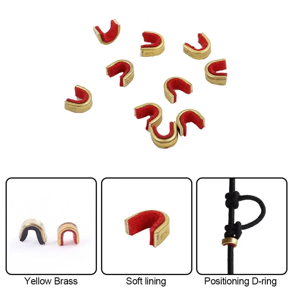 

Durable Archery Nock Points Replacement Recurve Bow Universal Bow String Buckle D Ring Archery String Nocking
