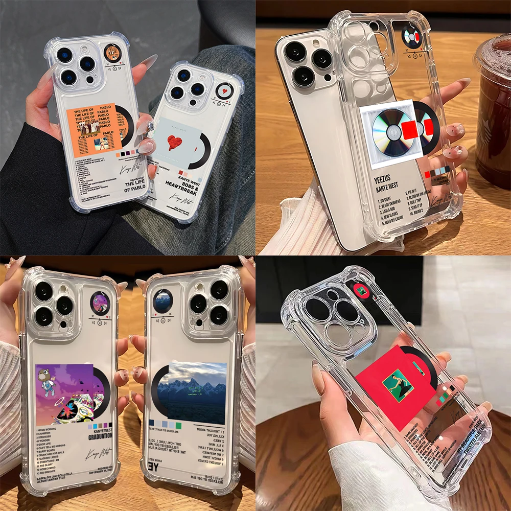 Чехол-репер Kanye West Hot Album для Samsung A16 A06 A35 A55 A25 A05s A15 A54 A34 A24 A14 A05 A04 A04e A13 A73 A53 4G 5G Cover