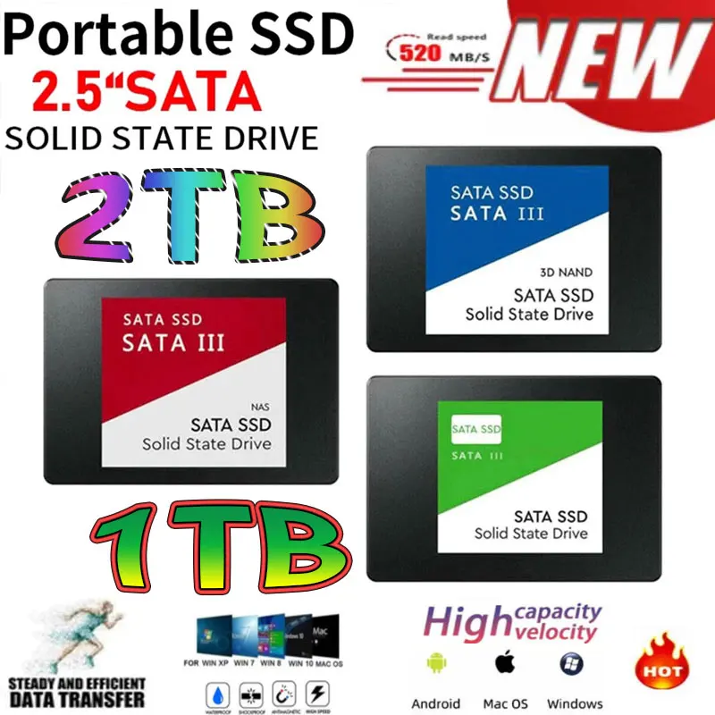 

2022 New 100% Original 512gb Solid State Laptop Universal Hard Disk Desktop M.2 SSD 2280 High Capacity 1tb Solid State Drive