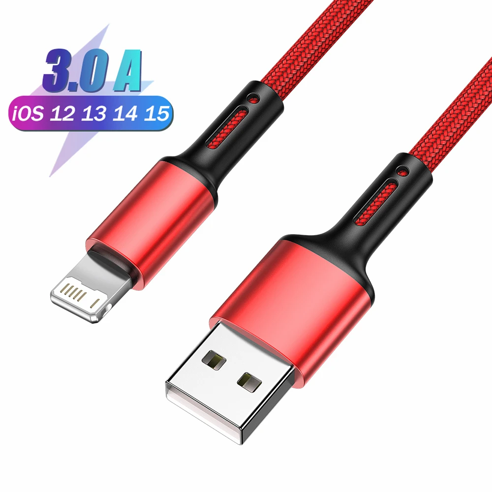 USB-кабель для быстрой зарядки для iPhone 13 12 11 Pro X Max 6 6s 7 8 Plus Apple iPad