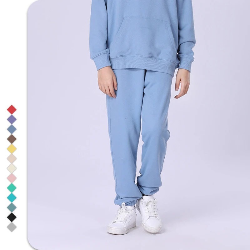 

Boys Girls Sports Pants Spring Autumn New Children Casual Trousers Black Cotton Teenager Boy Solid Hip Hop Sweatpants 10 12 Year