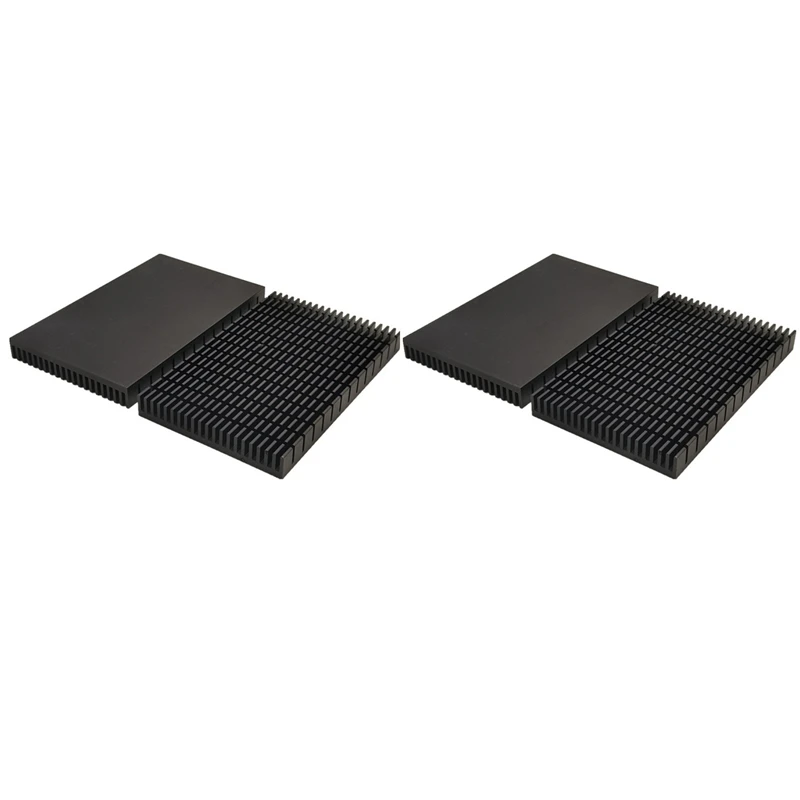 2X DIY Aluminum Radiator For RTX 3080 3090 Graphics Card Backside VRAM, MOD GPU Backplate 150X90x15mm