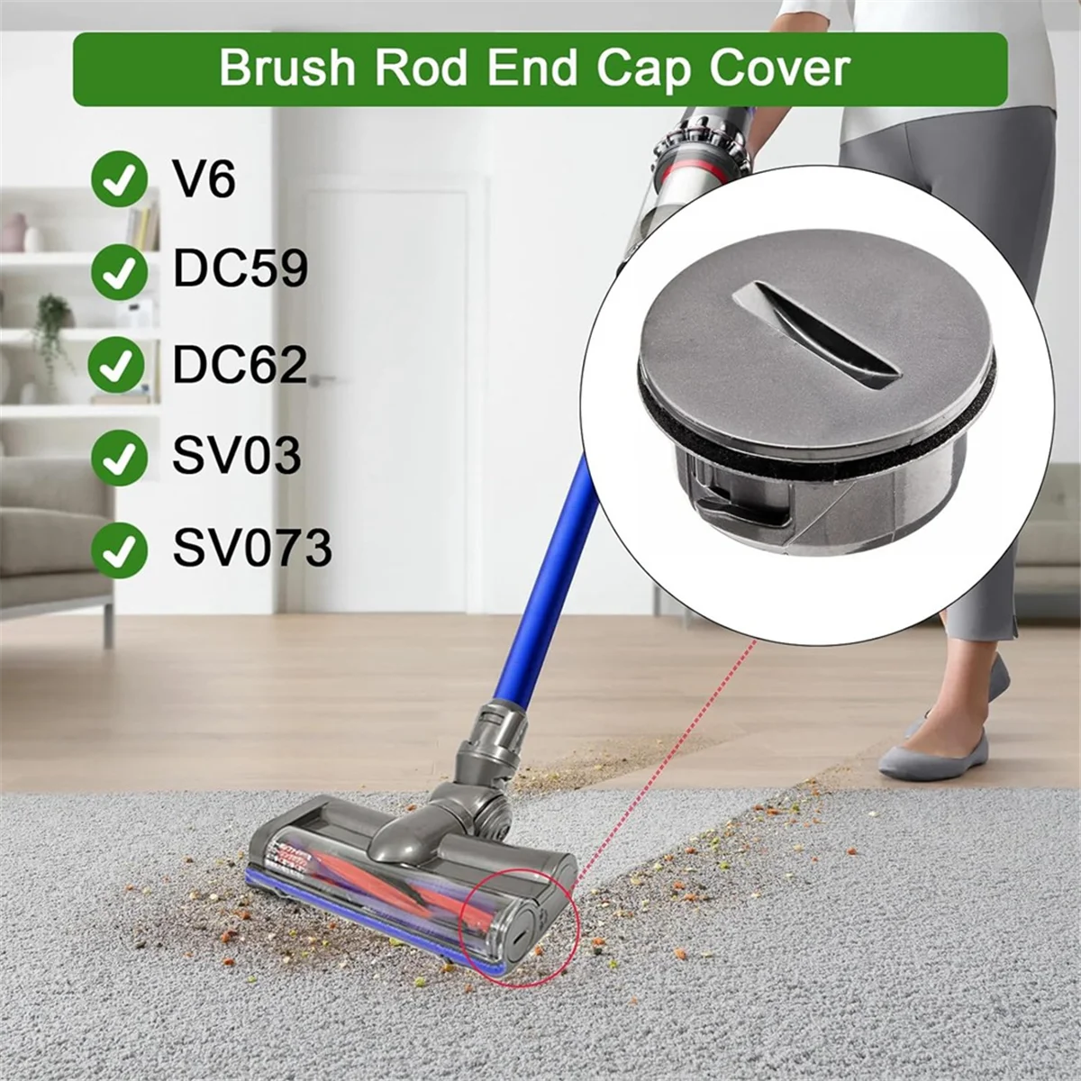 Наконечник для пылесоса Dyson V6 / DC59 DC62 SV03/SV073 Аксессуары беспроводного с прямым