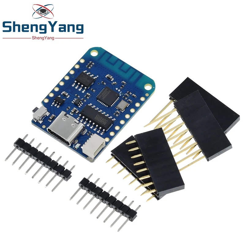 WEMOS D1 Мини В4.0.0 ТИП-С USB WIFI Плата для интернета вещей на базе ESP8266 4МБ MicroPython Nodemcu Arduino Совместимая on.