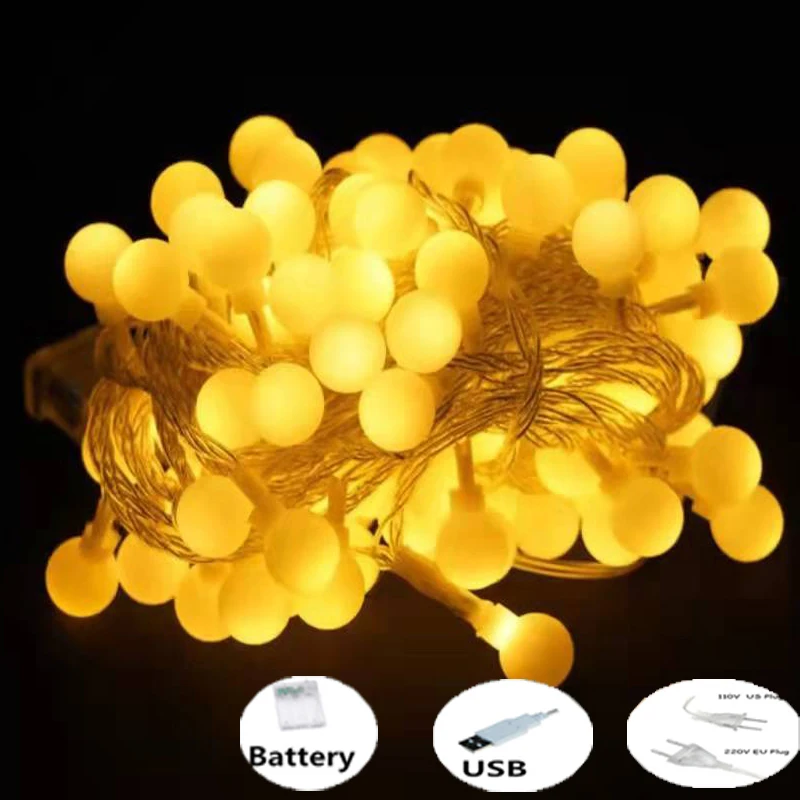 Рисунок 3 - Светодиодная гирлянда с шариками