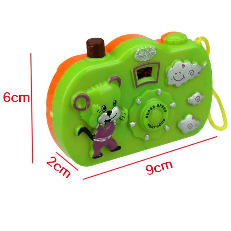 1pc Light Projection Camera Kids Educational Toys for Children Baby Gifts Muilti Animals Random Color No Need To Install Battery
