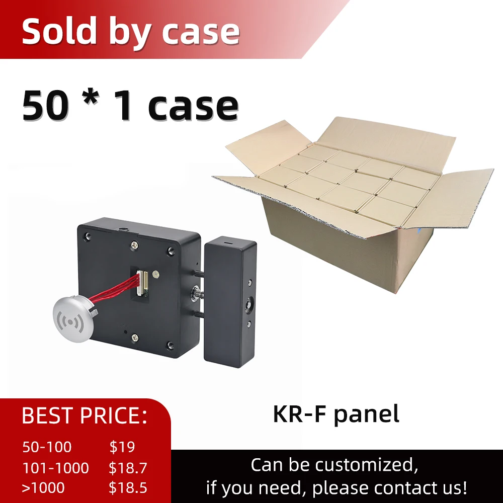 

KENRONE Hidden Electronic Smart RFID Furniture Drawer Tool Cabinet Lock for Gym Sauna Storage Locker