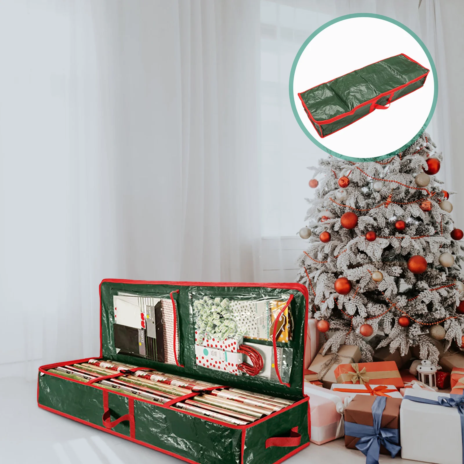 

Wrapping Paper Storage Container Wrapping Paper Storage Gift Bag Organizer Storage for Party Christmas