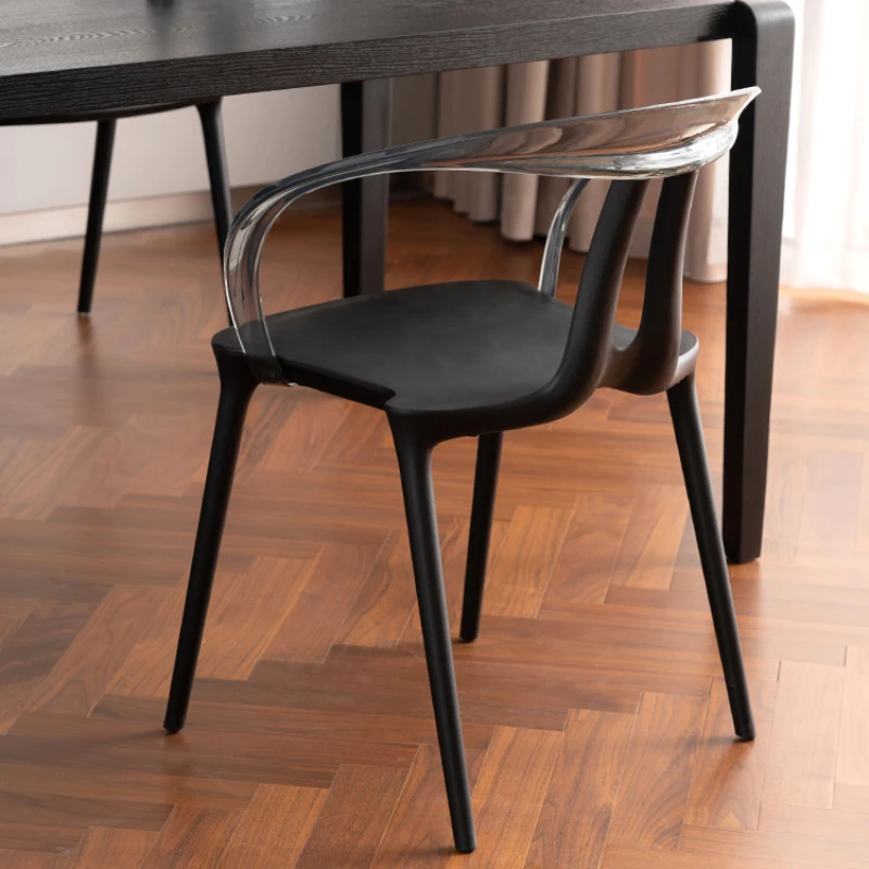 

Retro Luxury Dining Chair Nordic Hotel Ergonomic Restaurant Dining Chair Designer Plastic Sillas Comedor Home Furniture RR50DC