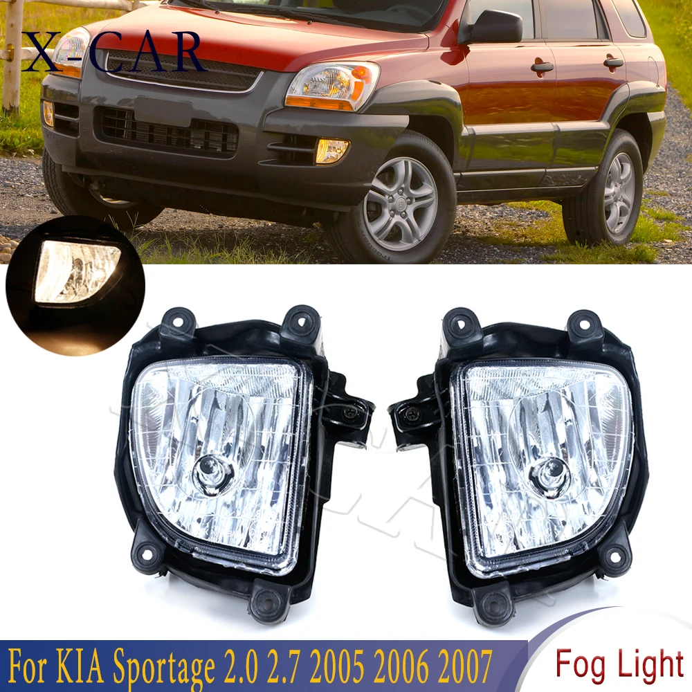 Фото Противотуманная фара для Kia Sportage 2,0 2,7 2005 2006 2007, противотуманная фара переднего бампера 922011 F001 922021 F001 №1