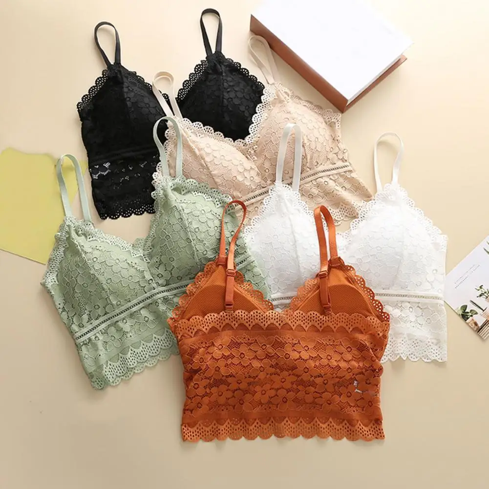 

2022 Women Bra Sexy Lace Tube Top Beauty Back Bralette Seamless Sports Bra Women's Underwear Sexy Lingeries Push-up Bras Crop
