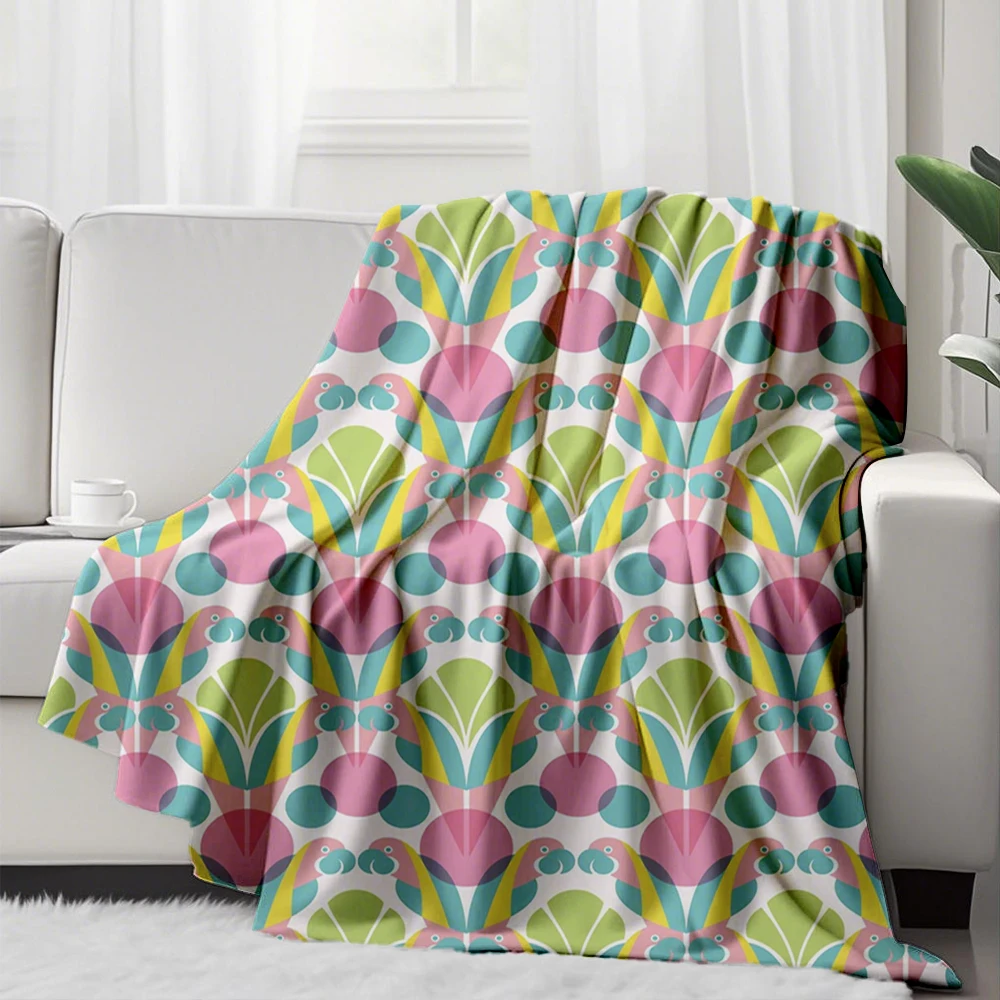 Современное простое зимнее фланелевое одеяло розового цвета ара пододеяльник