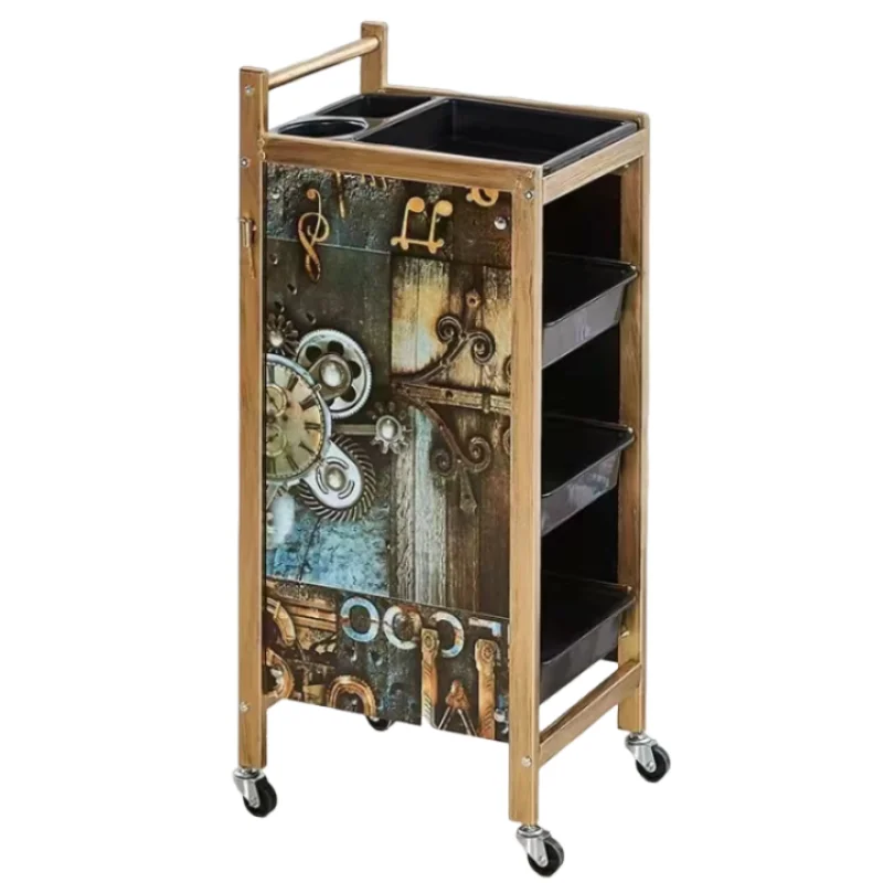 Мебель для бизнеса колесо ящик обслуживания тележка мини деревянная модель