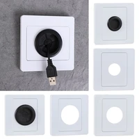 cable organizer storage with rubber pad 86type cable socket panel wall blank panel decorative cover cable cover