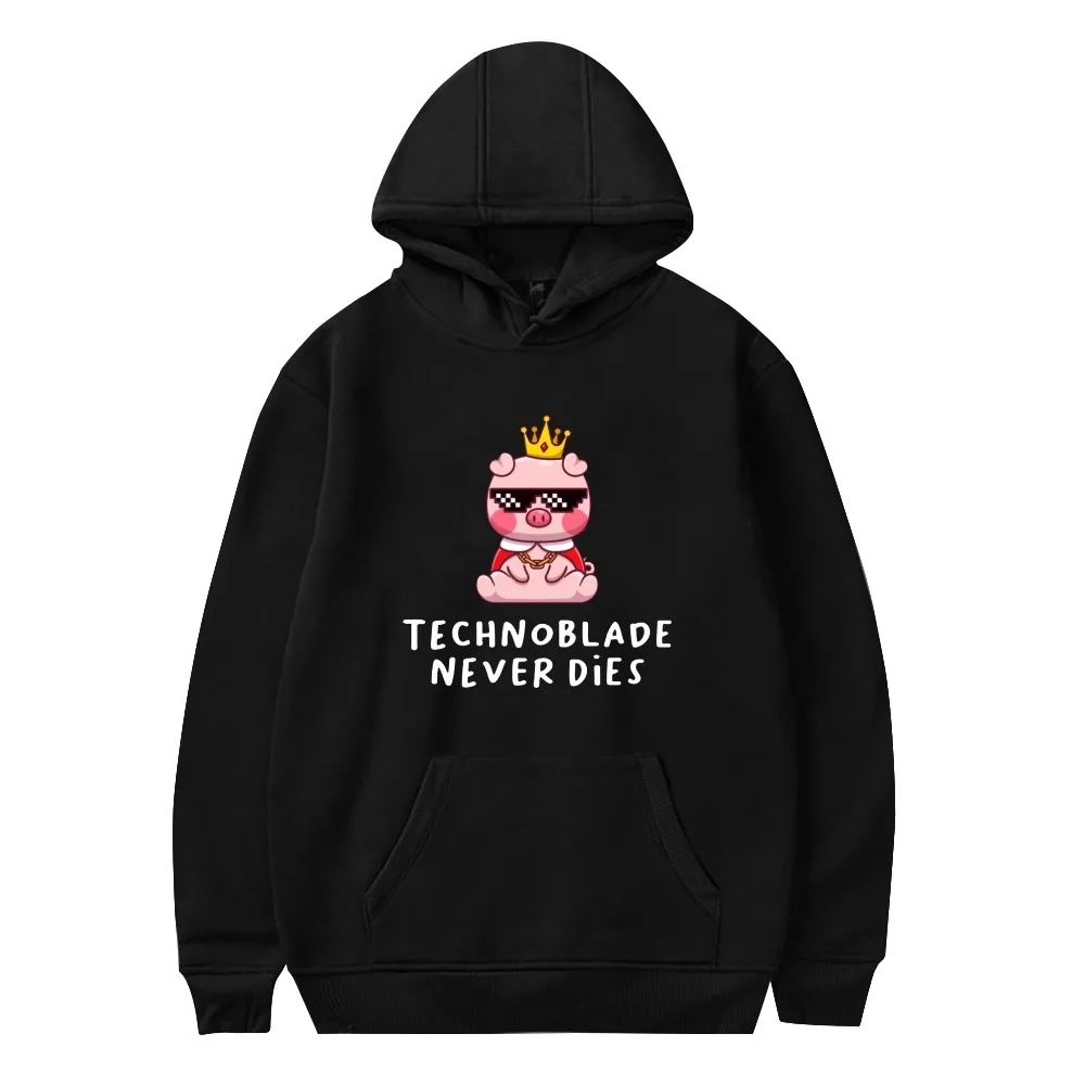 

Technoblade R.I.P RIP So Long Nerds Merch Hoodies Winter Men Hooded Streetwear Female sweatshirt Techno Dream Team SMP Clothes