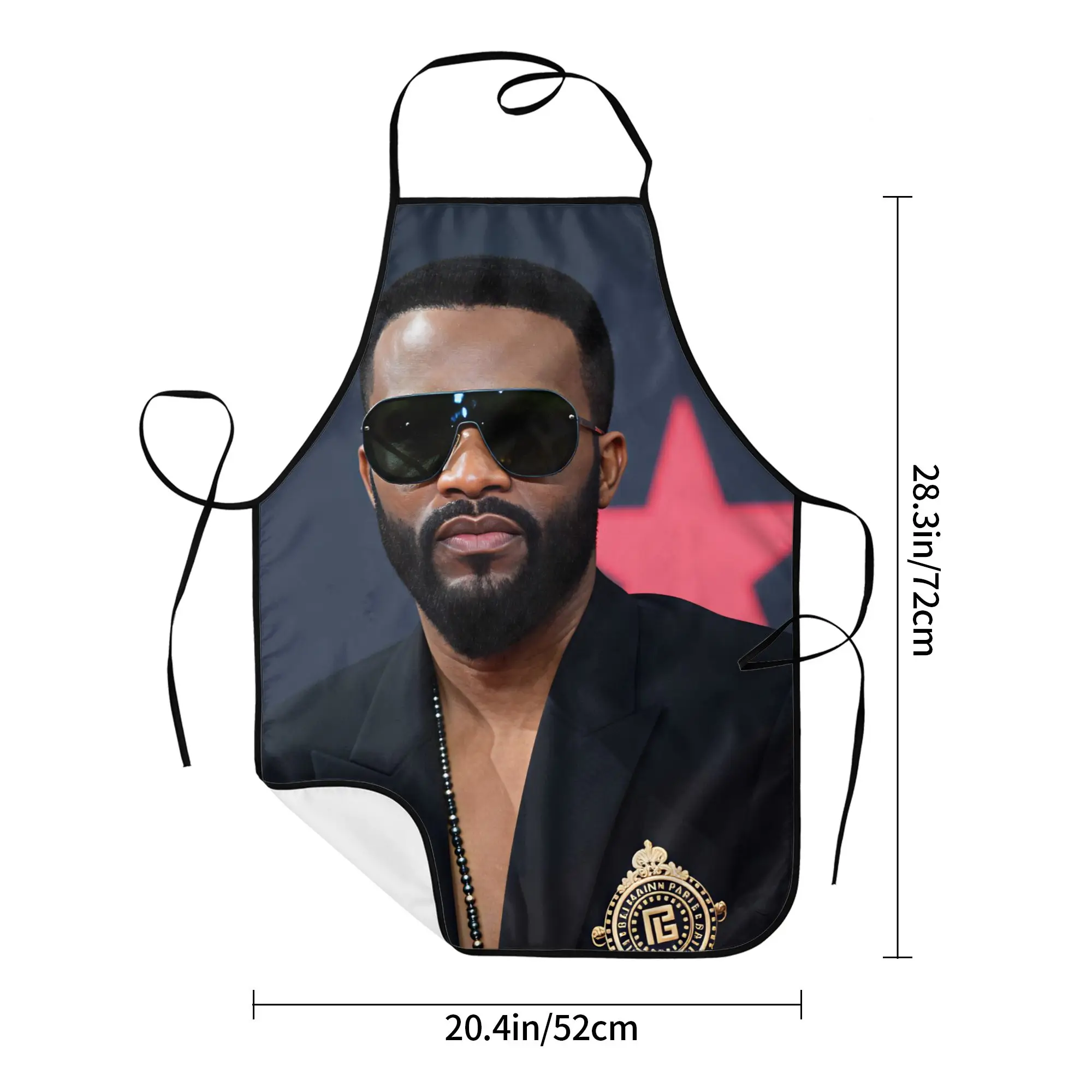 Фото Модные кухонные фартуки Fally ipupa без карманов для ресторанов, парикмахерских и кухонь №5