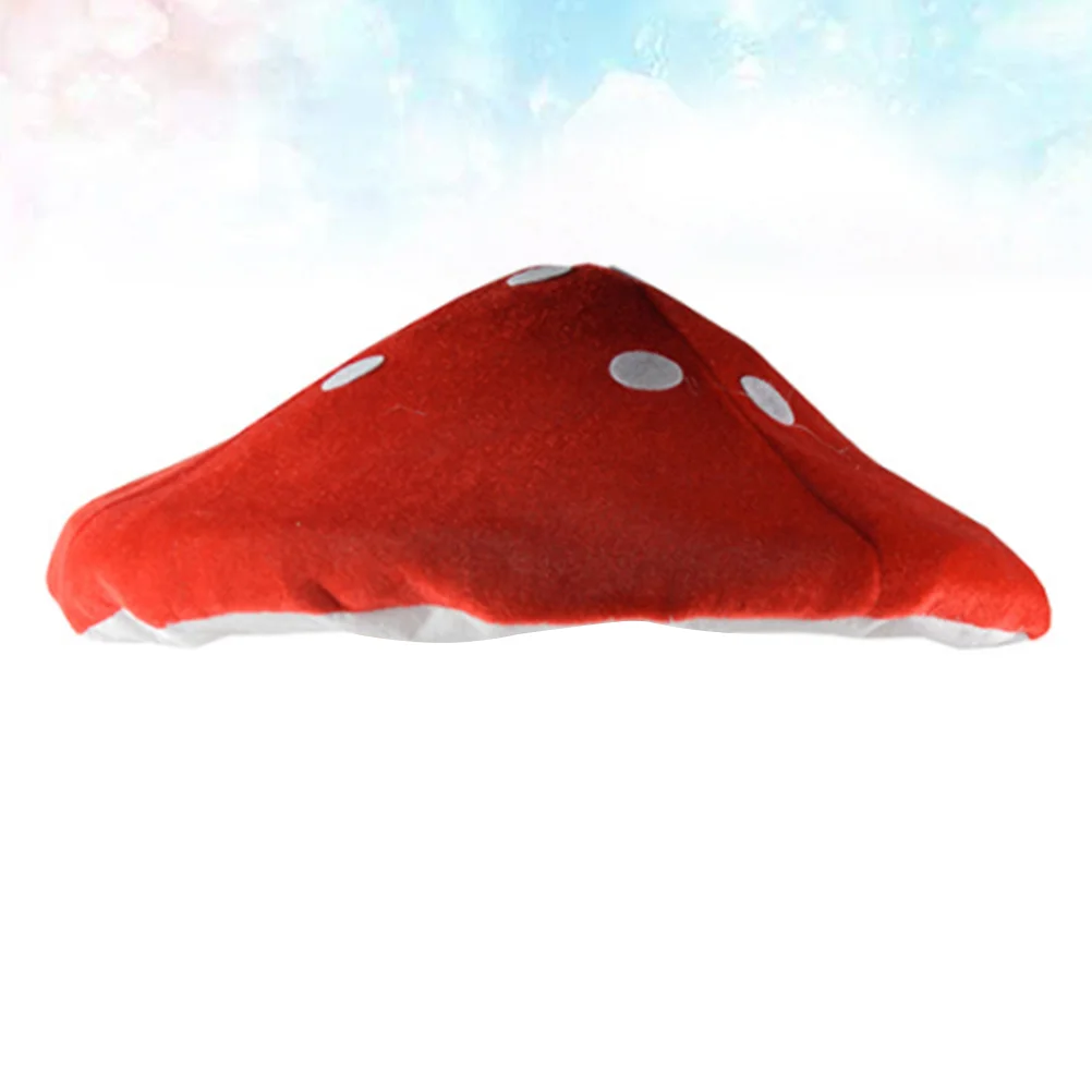 

Festival Plush Hat Mens Adult Funny Party Hat Red Mushroom Hat Couples Costumes