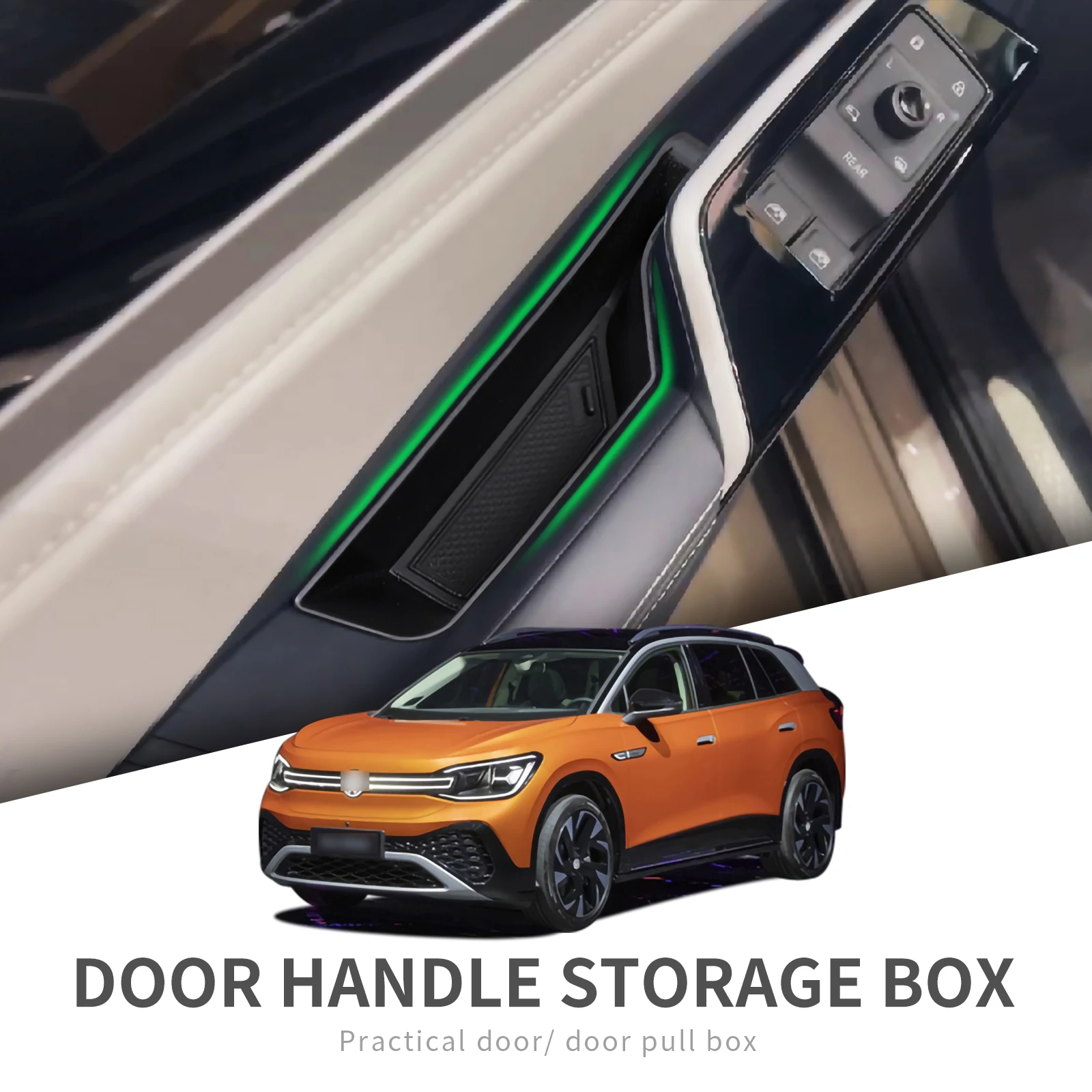 Ящик для хранения дверных ручек Smabee VW ID.6 X Crozz ID6 лоток передней и задней двери